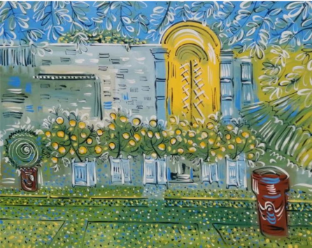 Citronniers at Chateau de St Loup