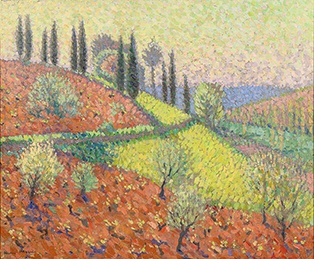 Cypress & Olive Trees, Provence