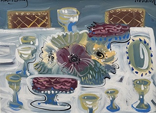 La Table Manger deGeorge Sand a Nohant 