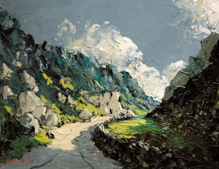 Roadway Through Eyri Valley