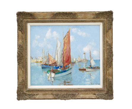 Boats In The Harbour