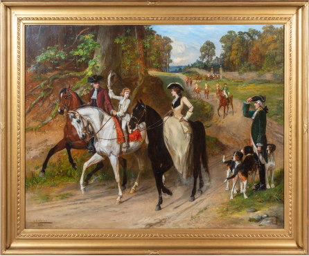 A Gallant Salute During an Afternoon Ride