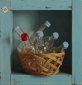 Cabinet with Basket of Bottles