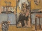 Self Portrait in Study 