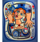 The Red Haired Girl with Blue Eyes