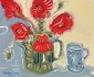 Poppies with Two Pots